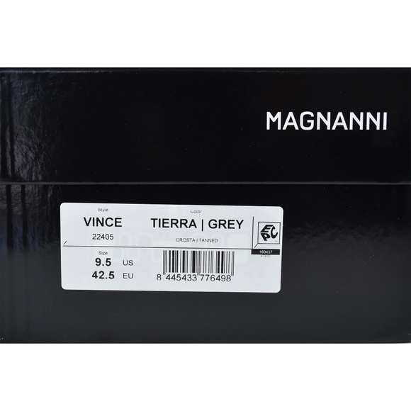 MAGNANNI MEN NIB $475 TIERRA GREY SUEDED LEATHER PENNY LOAFERS. SIZE 9.5 - Picture 11 of 11